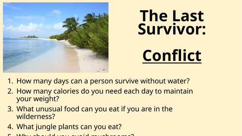 Non Fiction - Survival - Conflict (Assessment Prep and Assessment)