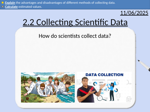 OCR AAQ in Applied Science: 2.2 Collecting scientific data