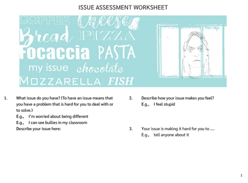 Student Assessment: Issue Assessment Worksheet (UK) | Teaching Resources