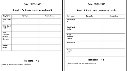 Edexcel GCSE Business - Theme 1 BRAND NEW!! 25-26 | Teaching Resources