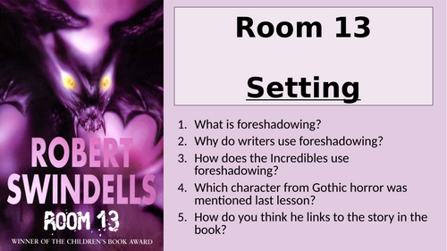 Room 13 - Setting: Chapter 4 and 5