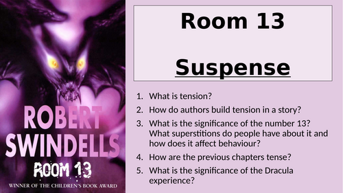 Room 13 - Suspense: Chapter 9 and 10