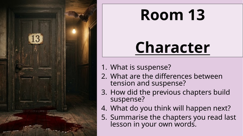 Room 13 - Character: Chapter 11 and 12