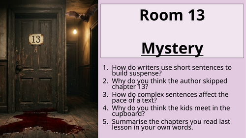 Room 13 - Mystery: Chapter 16 and 17
