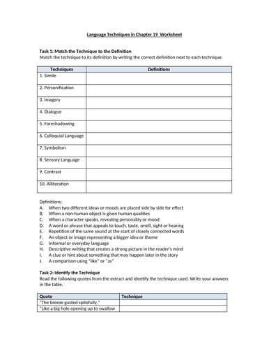 Room 13 - Assessment Prep and Assessment: Chapter 18 and 19