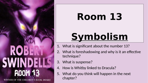 Room 13 - Symbolism: Chapter 20 and 21