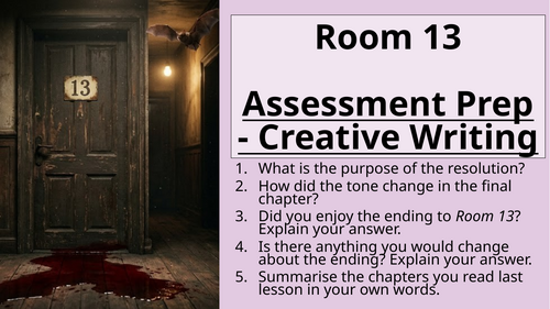 Creative Writing Assessment Prep and Assessment - Vampire Story