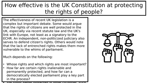 Current extent of rights in the UK