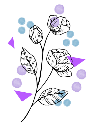 Patterned Flowers