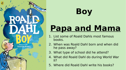 Boy - Chapter 1 - Papa and Mama