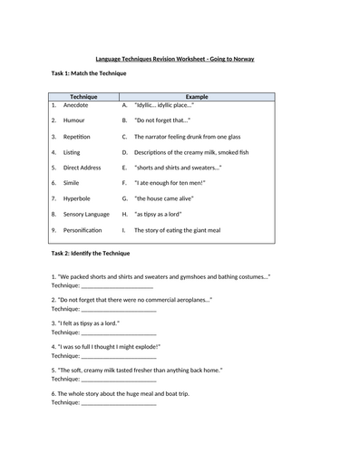 Boy - Assessment Prep and Assessment - Chapter 7 - Going to Norway
