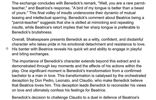 EDEXCEL GCSE English Literature - Much Ado About Nothing - 6 Practice Q ...