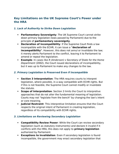 Ultra Vires and Judicial Review