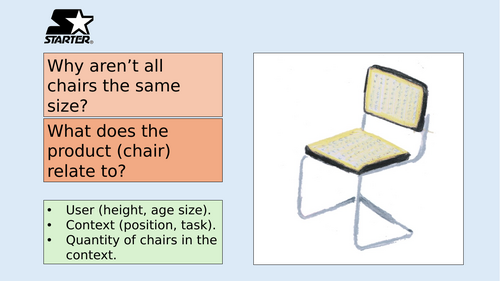 A1 Percentiles Adjustability Reach Theory IB DT | Teaching Resources