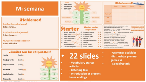 Viva 3, Module 1.2 - Mi semana