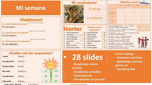 Viva 3, Module 1.2 - Mi semana