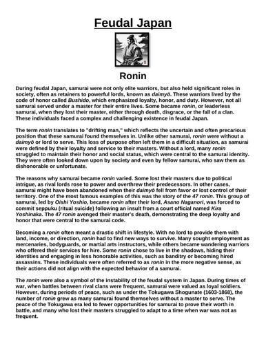 Feudal Japan Unit Assignment Bundle (32 Articles w/ Questions ...