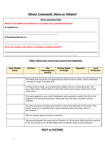 Oliver Cromwell: History Investigation | Legacy Through Time | England, Ireland & Beyond