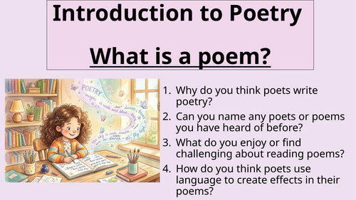 Introduction to Poetry - What is a Poem?