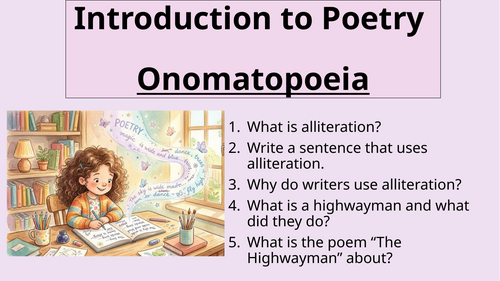 Introduction to Poetry - Onomatopoeia