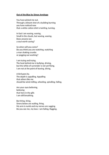 Introduction to Poetry - Memorial Poetry