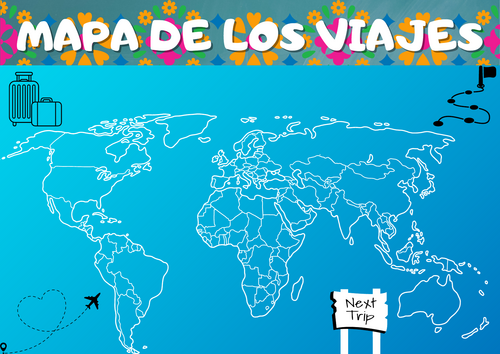 Spanish Travel Map Activity - Fun Geography Lesson