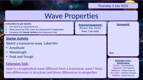 Edexcel A Level Physics - Waves (Whole Unit)