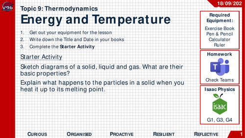 Edexcel A Level Physics - Thermodynamics (Whole Unit)