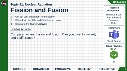 Edexcel A Level Physics - Radioactivity (Whole Unit)