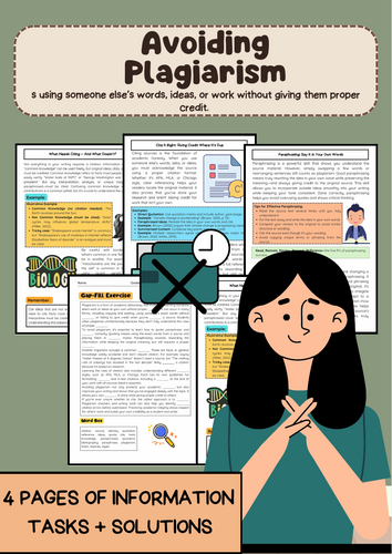 Avoiding Plagiarism: Citation, Paraphrasing, Common Knowledge