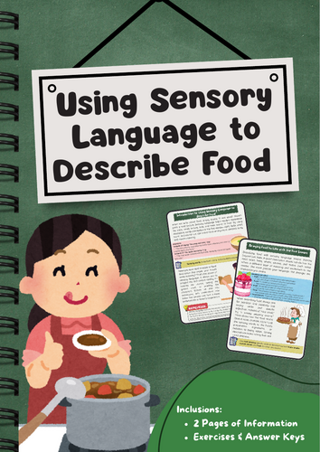 Sensory Language: Describe Food with the Five Senses