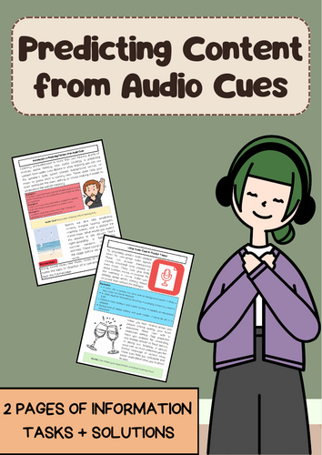 Predicting Content from Audio Cues