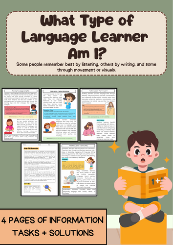 Language Learning Styles: Visual, Auditory, Kinesthetic