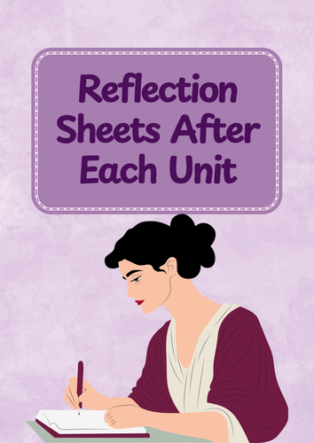 Reflection Sheets – Self-Assessment After Each Unit