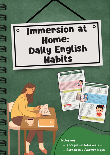 English Immersion at Home: Daily Habits