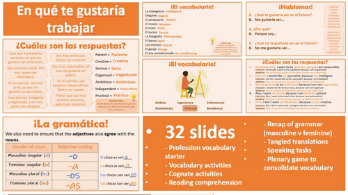 Viva 3, Module 2.2 - En qué te gustaría trabajar