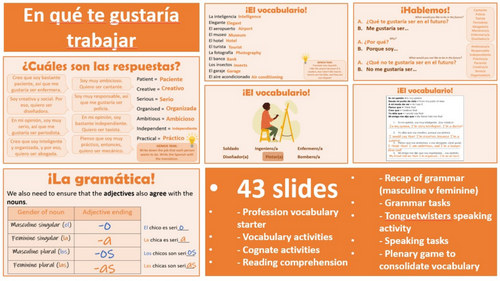 Viva 3, Module 2.2 - En qué te gustaría trabajar