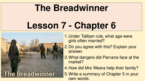 The Breadwinner - Chapter Six (Assessment Prep and Assessment)