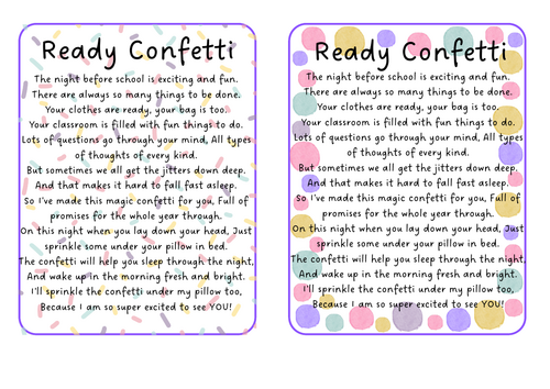 Transition - Ready Confetti