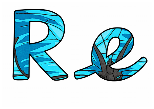 Reading Gives You Wings lettering