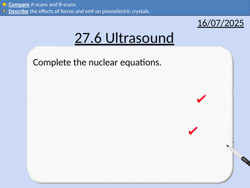 OCR A level Physics: Ultrasound