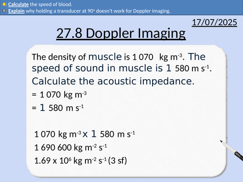 OCR A level Physics: Doppler Imaging