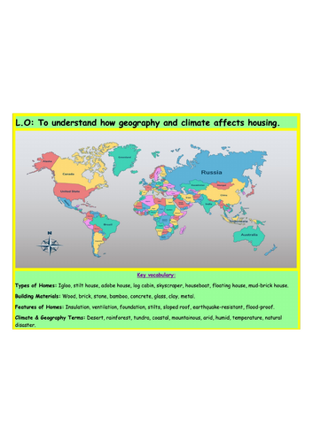 Explore How Geography and Climate Shape the Homes We Live In – KS2 ...