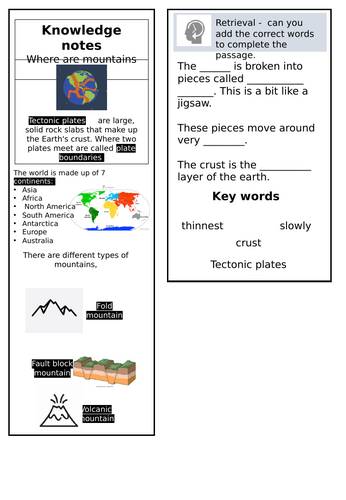 KS2 Geography: How Are Mountains Formed?
