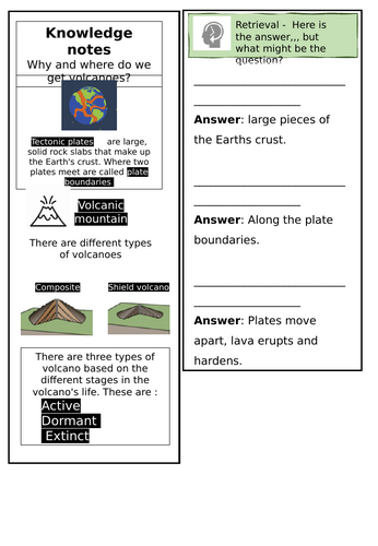 KS2 Geography: Why and Where Do We Get Volcanoes?