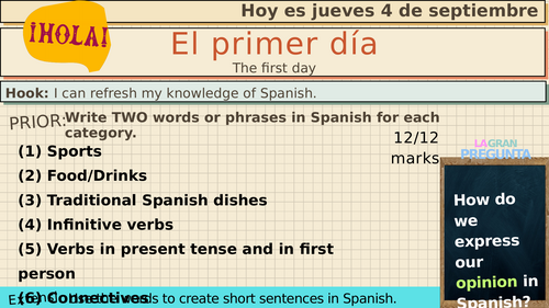 Spanish Lesson Pack - AQA GCSE Pearson Module 1 | Teaching Resources