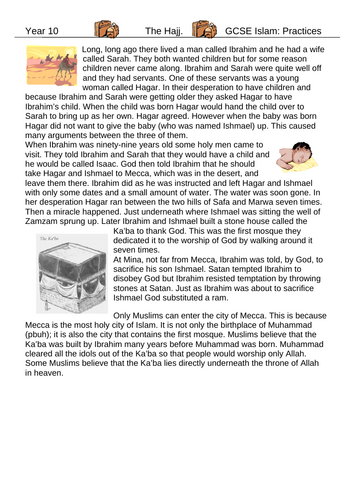 GCSE Islam Practices - lesson 6 Hajj