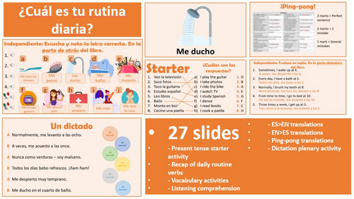 Viva 3, Module 3.3 - Cuál es tu rutina diaria