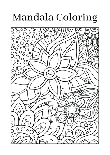 Mandala Colouring Pages – Relaxing Art Activity for Kids