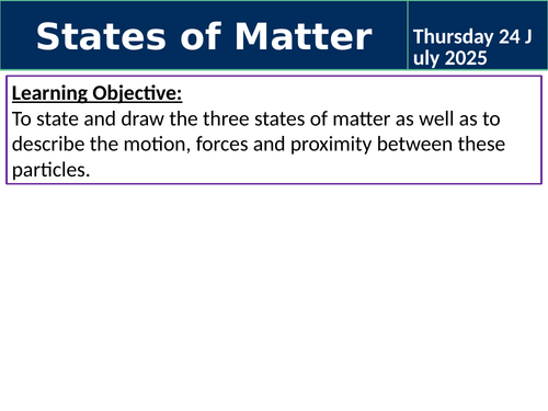 States of Matter